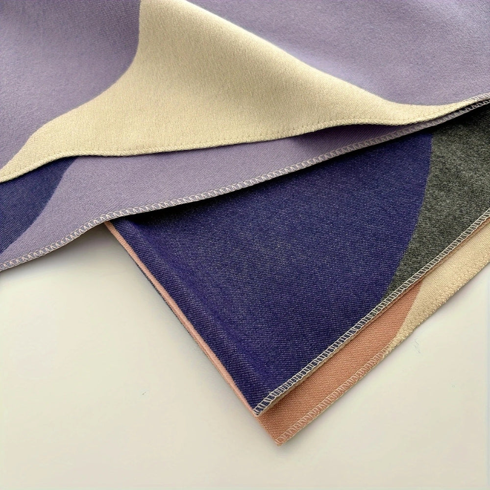 Women’s Shawl Wrap | Geometric Pattern Poncho