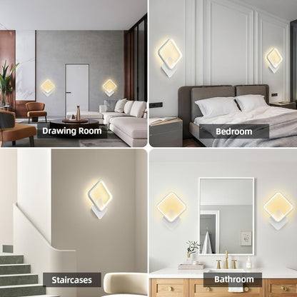 Modern LED Wall Light | Minimalist Square Wall Lamp