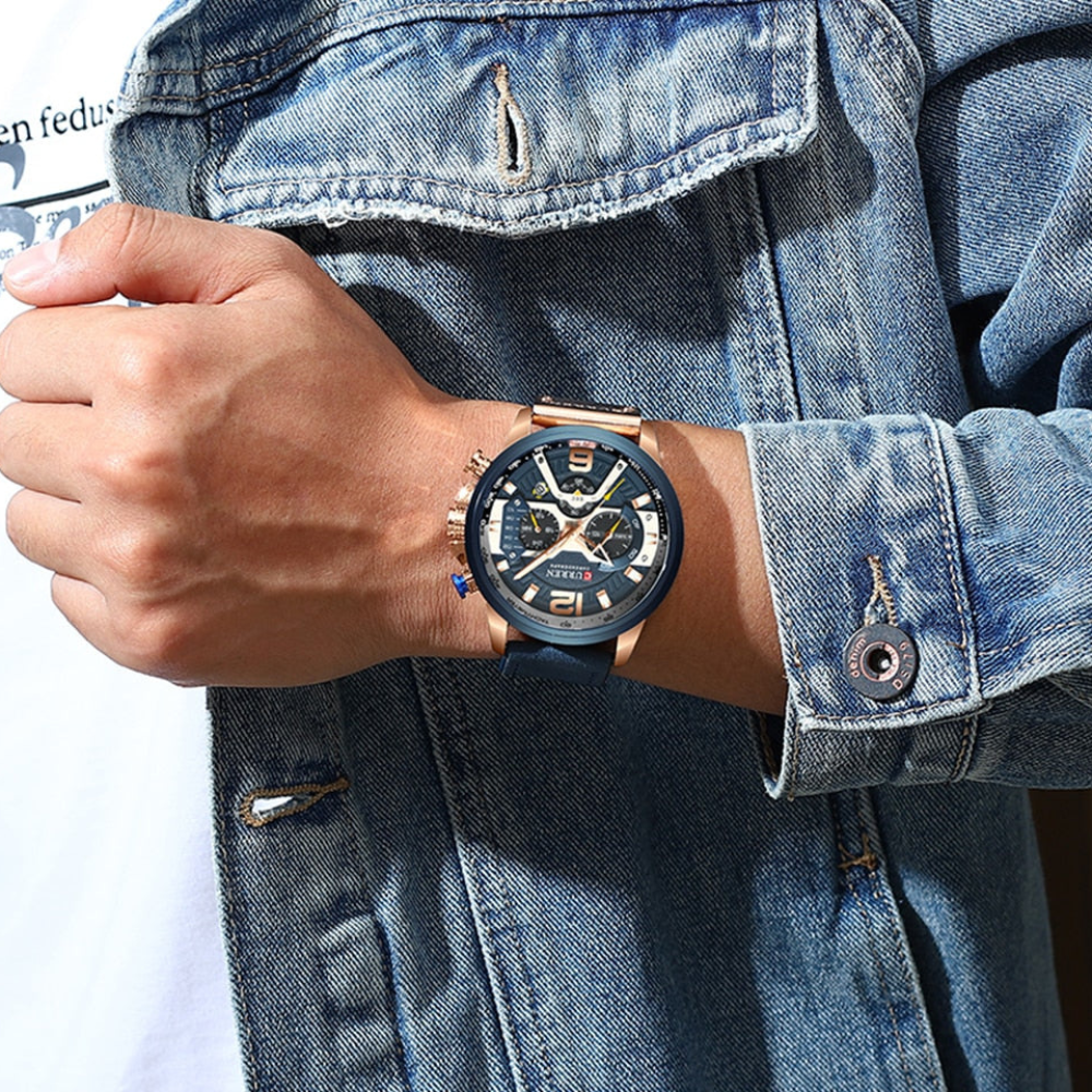 Curren Men’s Watch | Stylish and Timeless Casual Timepiece