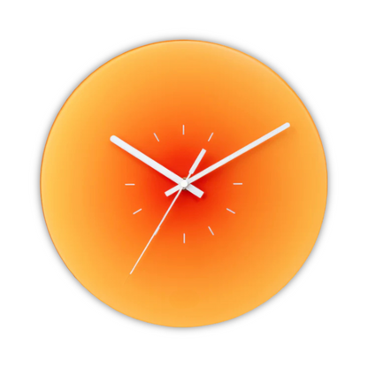 Sunset – Designer Glass Wall Clock