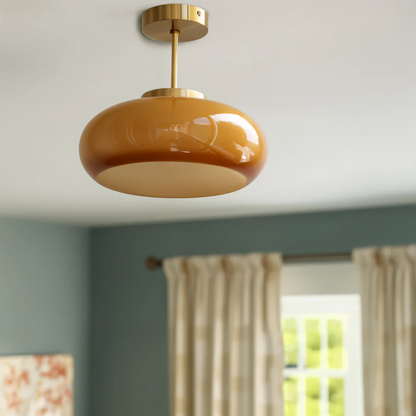 Modern Home Ceiling Light | Elegant Glass Pendant Lamp