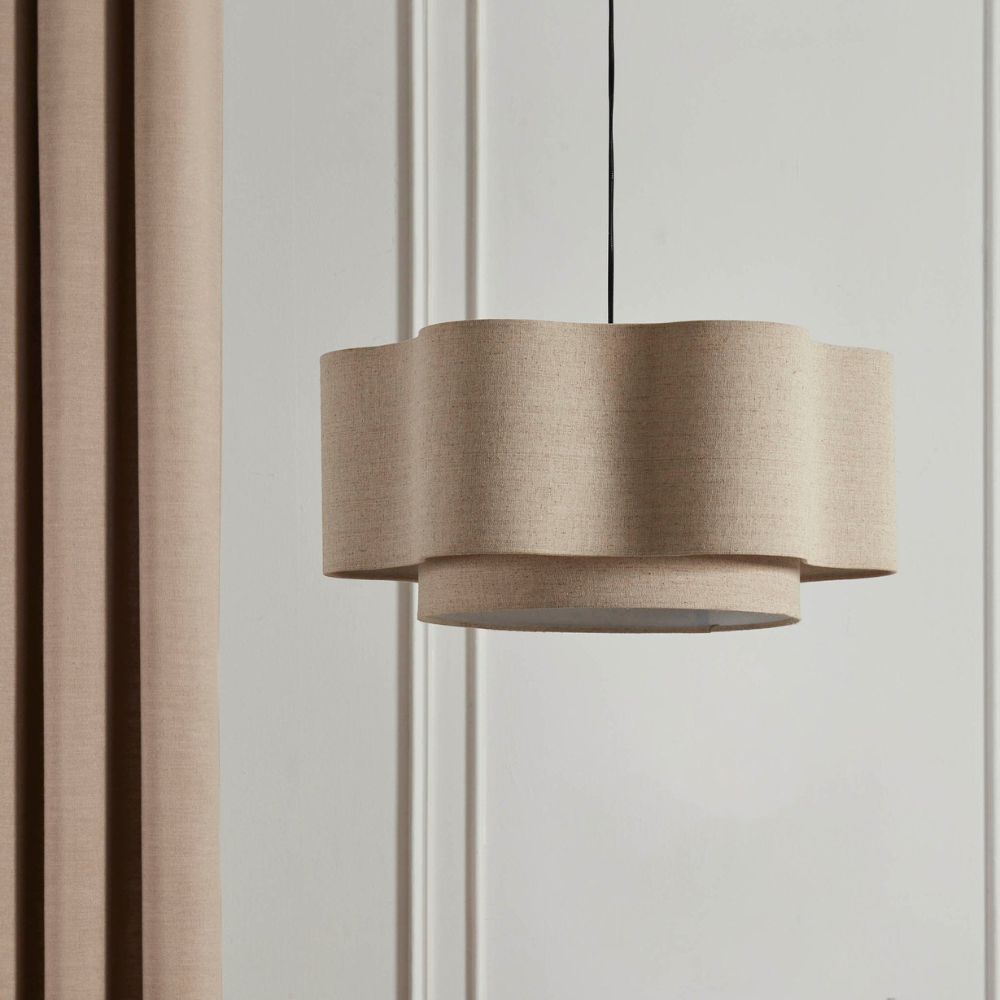 Two-Tier Ceiling Light | Modern Flush Mount Pendant Shade