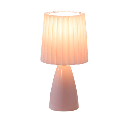 Table Lamp with Glass Base