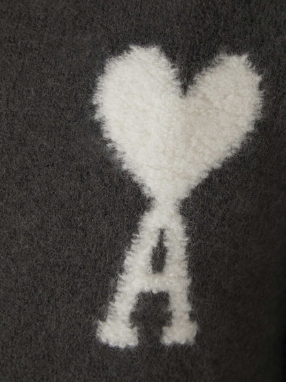 Unisex Sweater with Heart Print | Soft