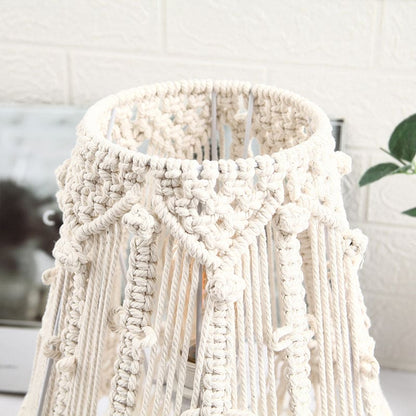 AmbianceLight - Table Lamp made of Woven Rope for Atmospheric Lighting