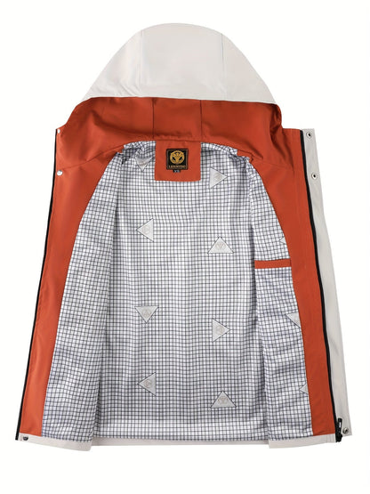 Men’s Hooded Jacket | Outdoor Windbreaker with Pockets