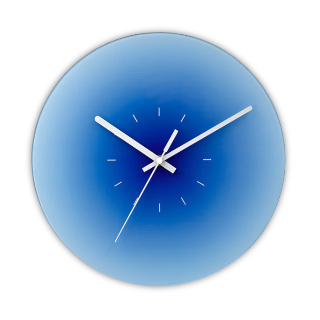 Sunset – Designer Glass Wall Clock