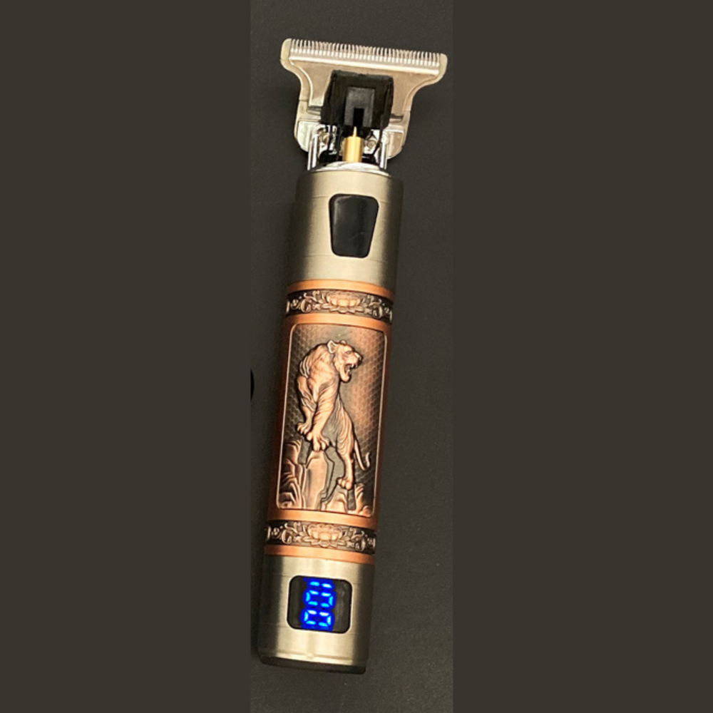 Vardi Skull Vintage Trimmer | Rechargeable Hair Clipper with Attachments