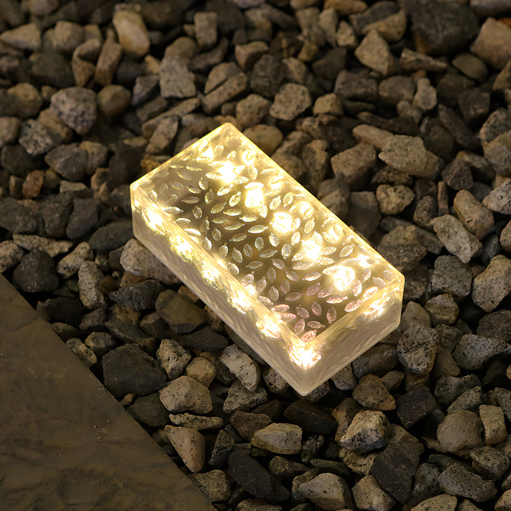 Solar Brick Lights for Modern Outdoor Ambience – Set of 2