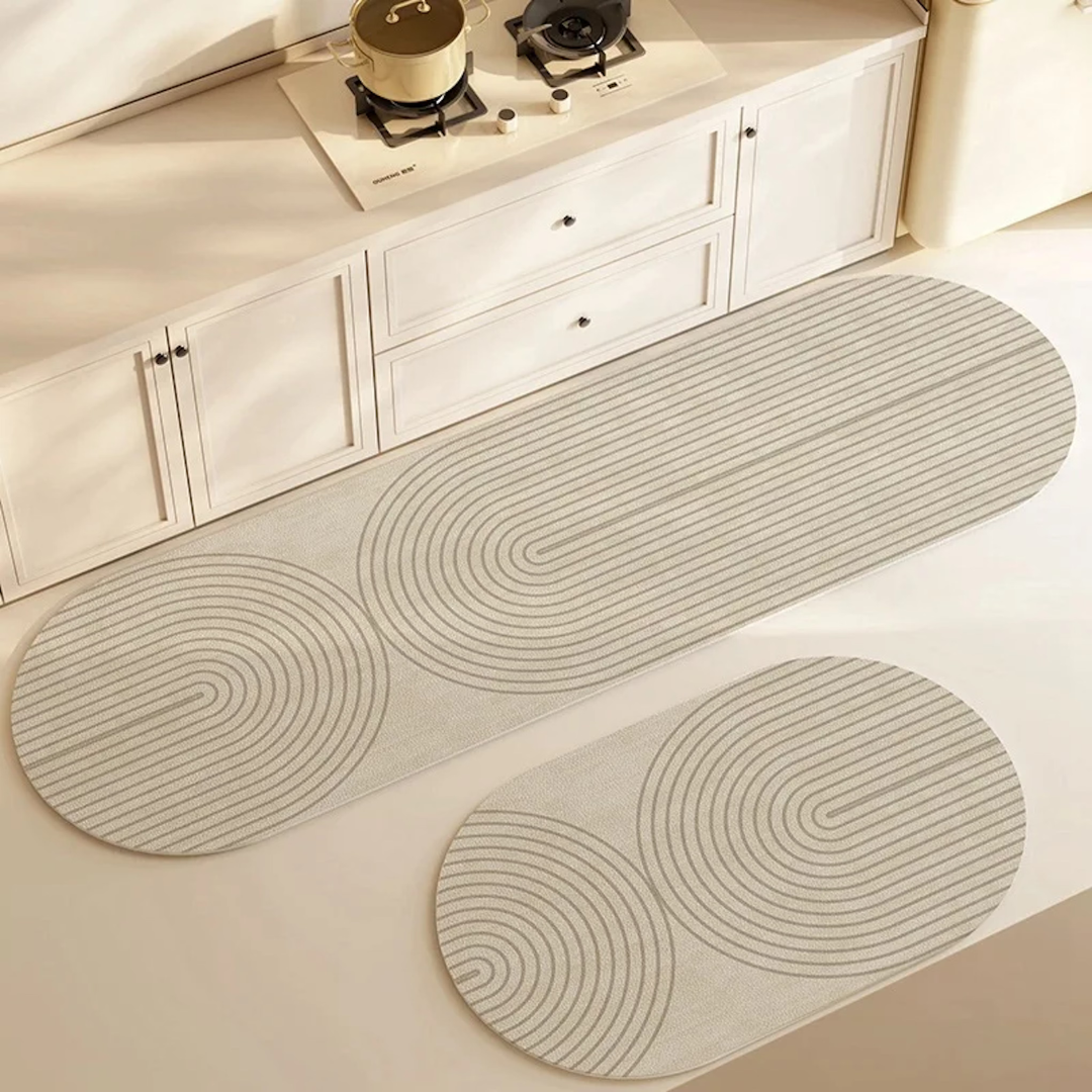 Non-Slip Absorbent Kitchen Mat | Quick-Dry Floor Mat for Cooking and Dining