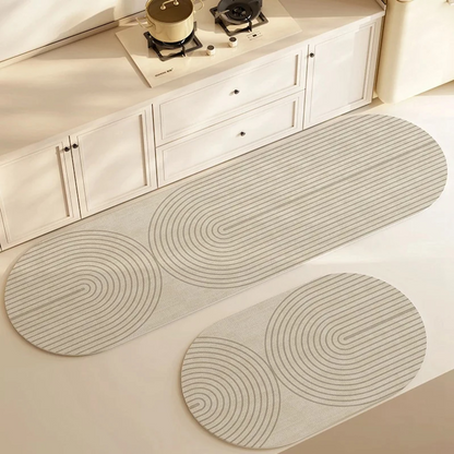 Non-Slip Absorbent Kitchen Mat | Quick-Dry Floor Mat for Cooking and Dining