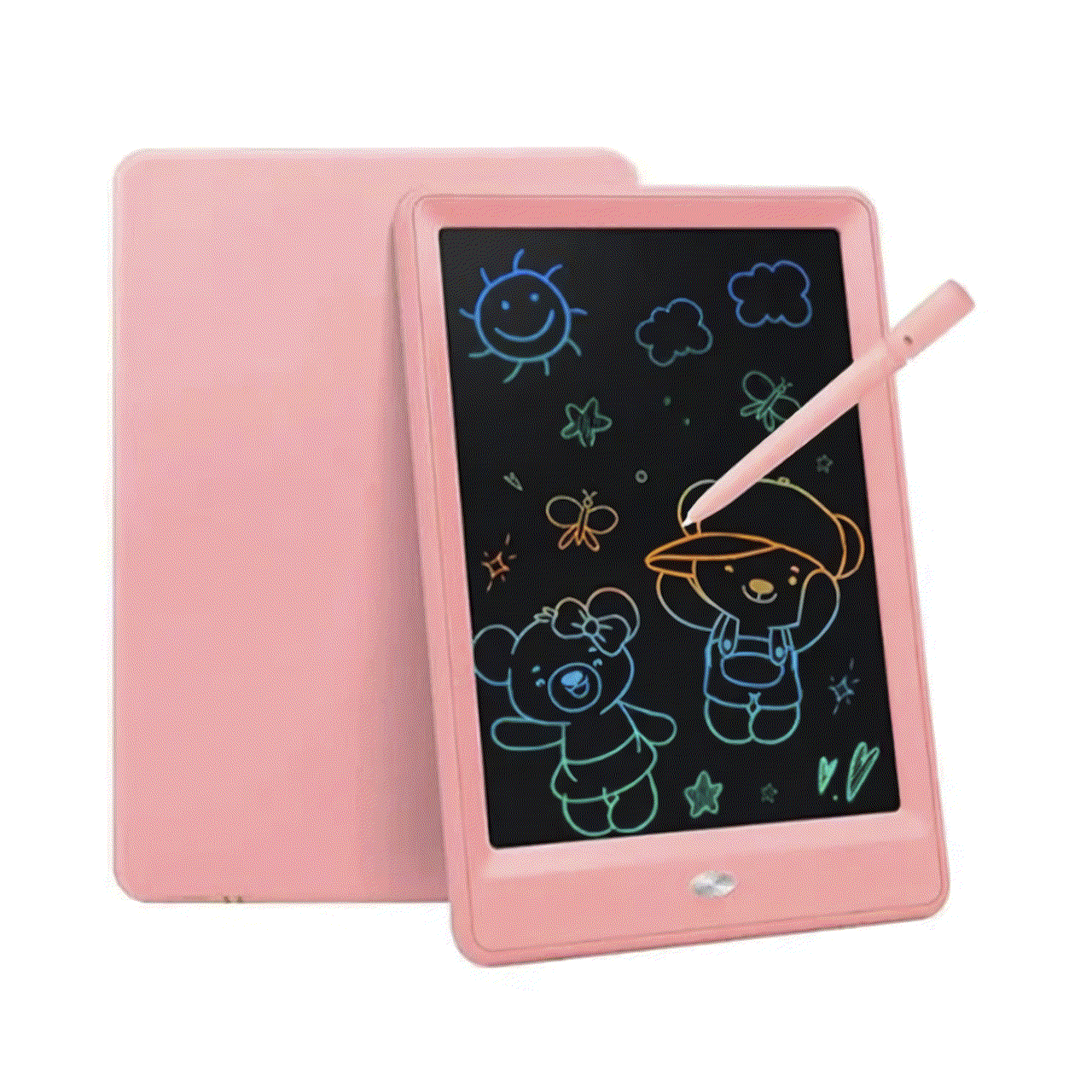 Colorful LCD Writing Tablet | Kids Drawing and Note Board