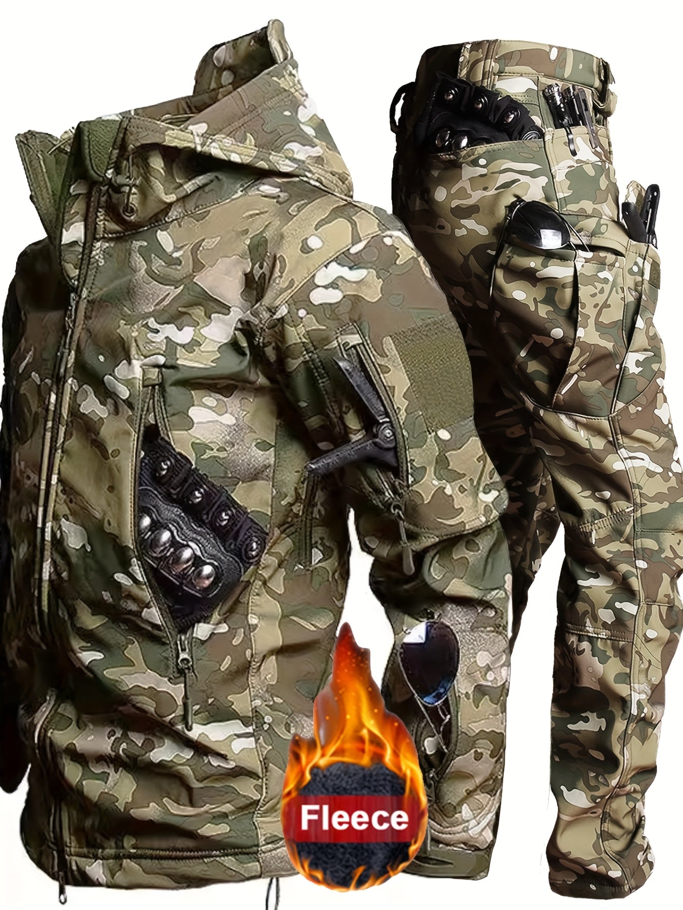 Men’s Winter Outfit | Tactical Jacket and Pants Set