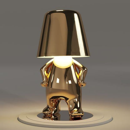 The Italian Brothers Thinker Lamp Gold