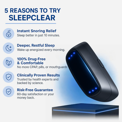 Smart Anti Snoring Device | Comfortable Sleep Assistant