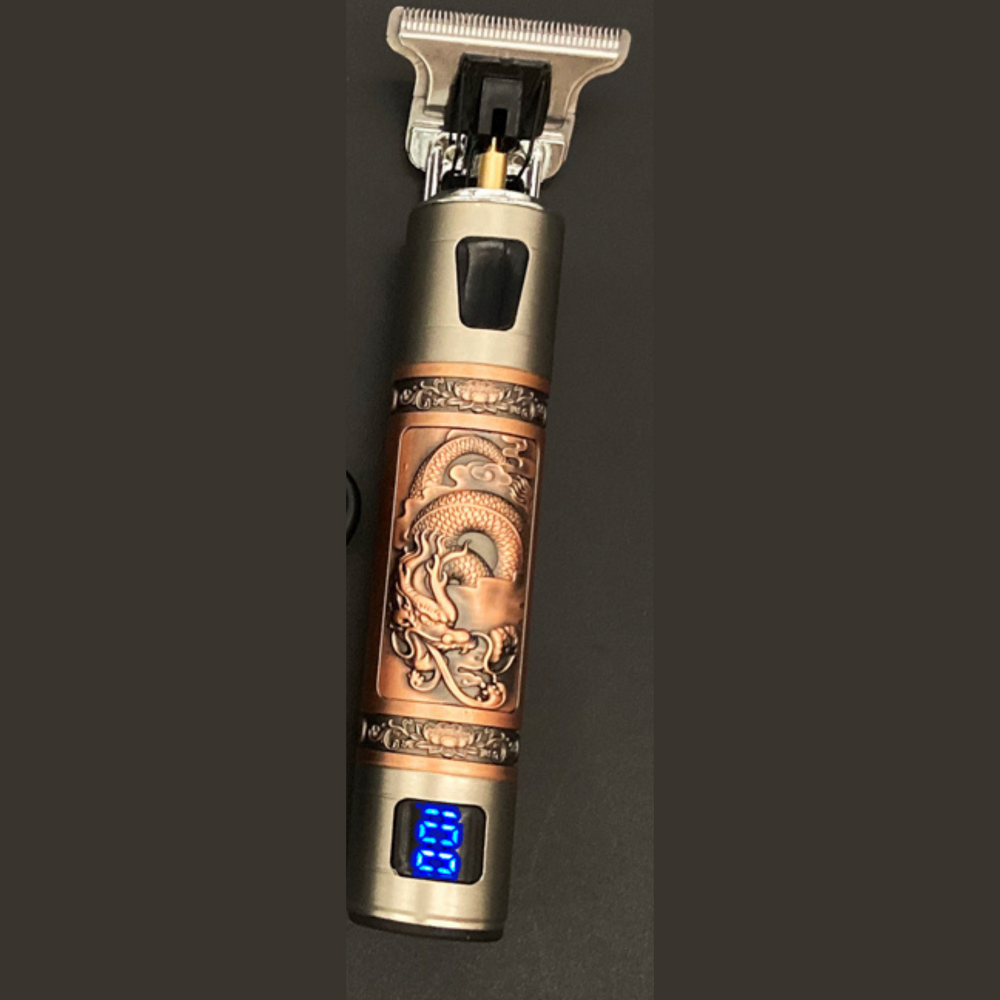 Vardi Skull Vintage Trimmer | Rechargeable Hair Clipper with Attachments