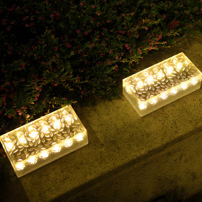 Solar Brick Lights for Modern Outdoor Ambience – Set of 2