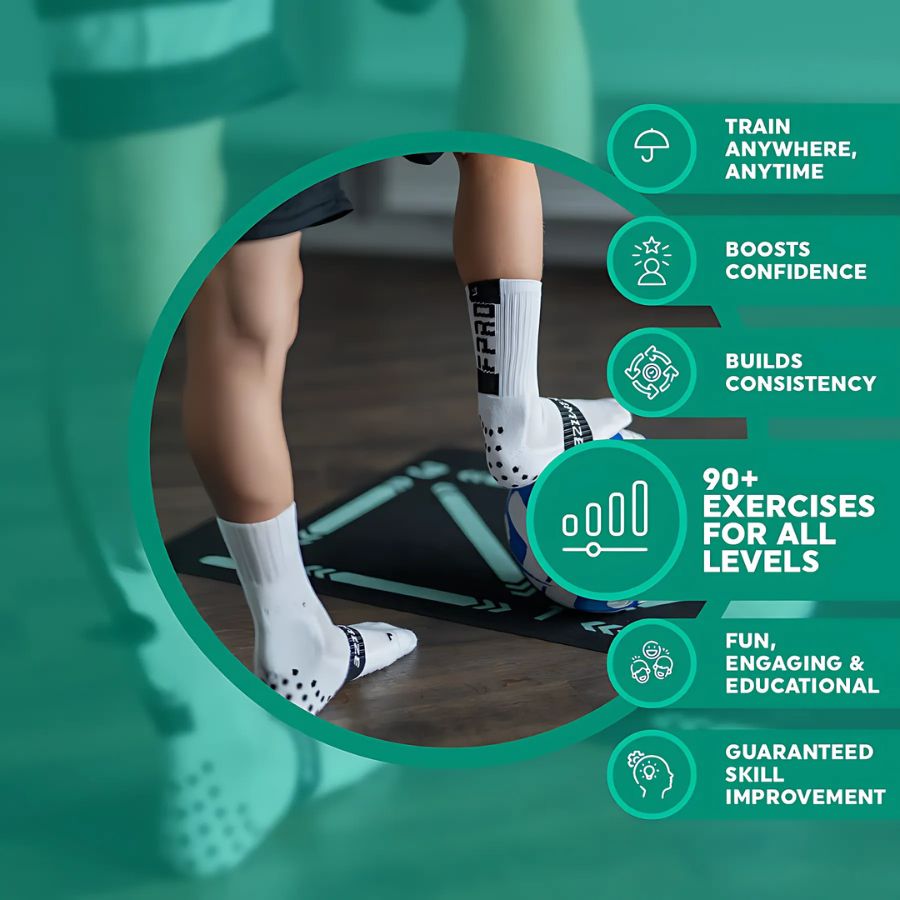 Soccer Pro Training Mat and Video Training Program