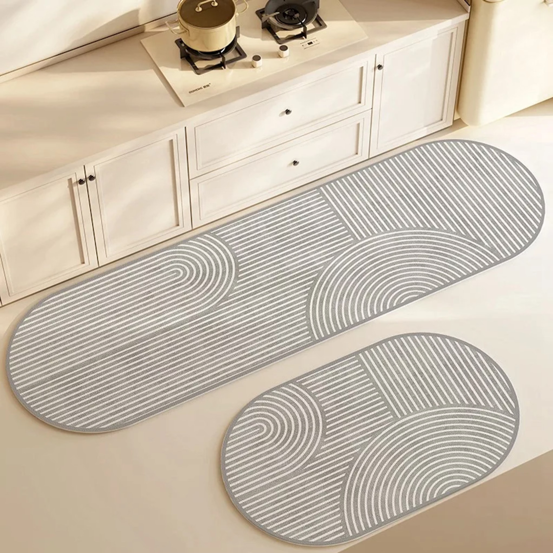 Non-Slip Absorbent Kitchen Mat | Quick-Dry Floor Mat for Cooking and Dining