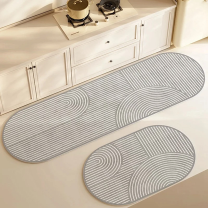 Non-Slip Absorbent Kitchen Mat | Quick-Dry Floor Mat for Cooking and Dining