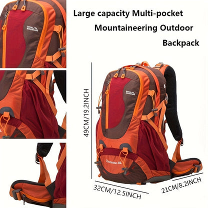 Outdoor Hiking Backpack | Large Capacity Travel Camping Bag