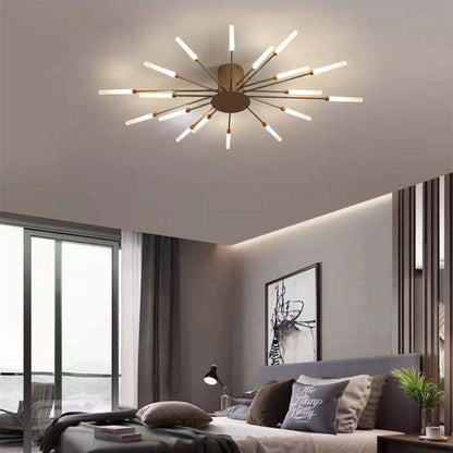 LED Starburst Ceiling Light | Sleek Modern
