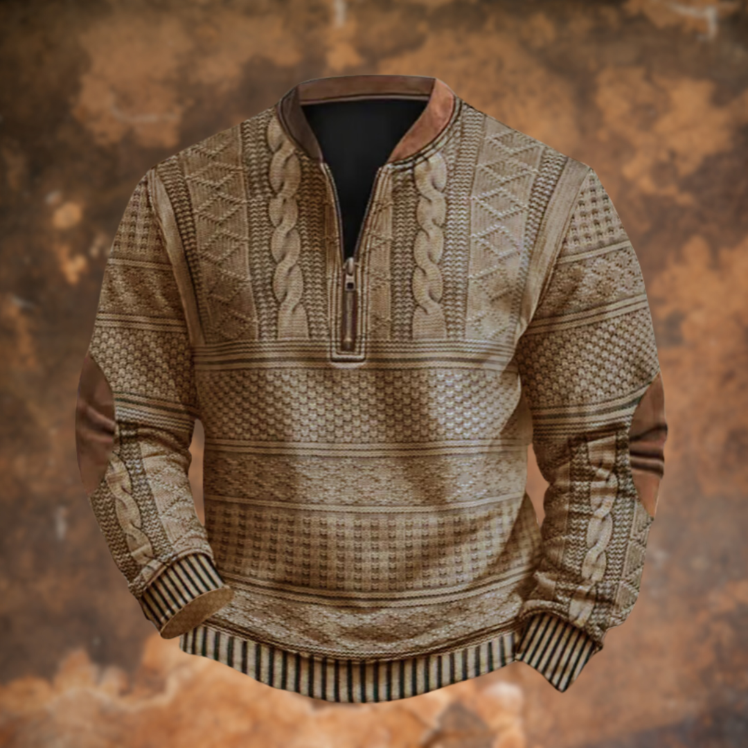 Men’s Winter Sweater | Stylish Half-Zip Pullover