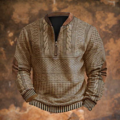 Men’s Winter Sweater | Stylish Half-Zip Pullover