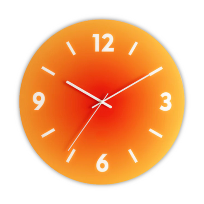 Sunset – Designer Glass Wall Clock