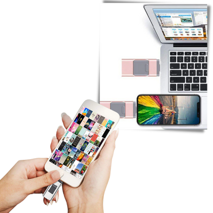 4 in 1 USB Flash Drive | Multi-Port Storage Device