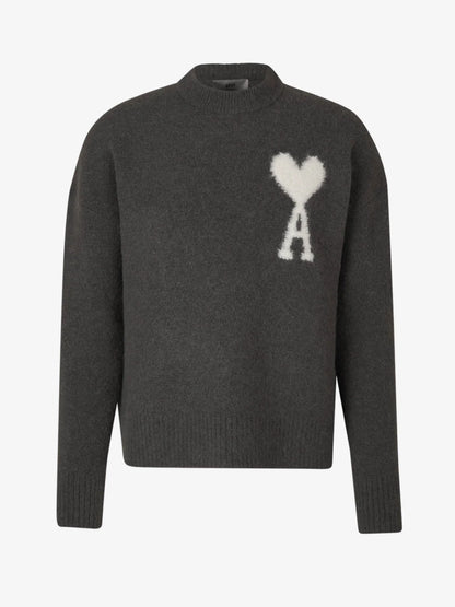 Unisex Sweater with Heart Print | Soft