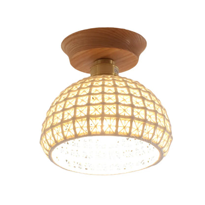 Nordic Ceramic Ceiling Lamp with Warm Glow