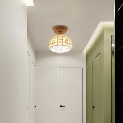 Nordic Ceramic Ceiling Lamp with Warm Glow