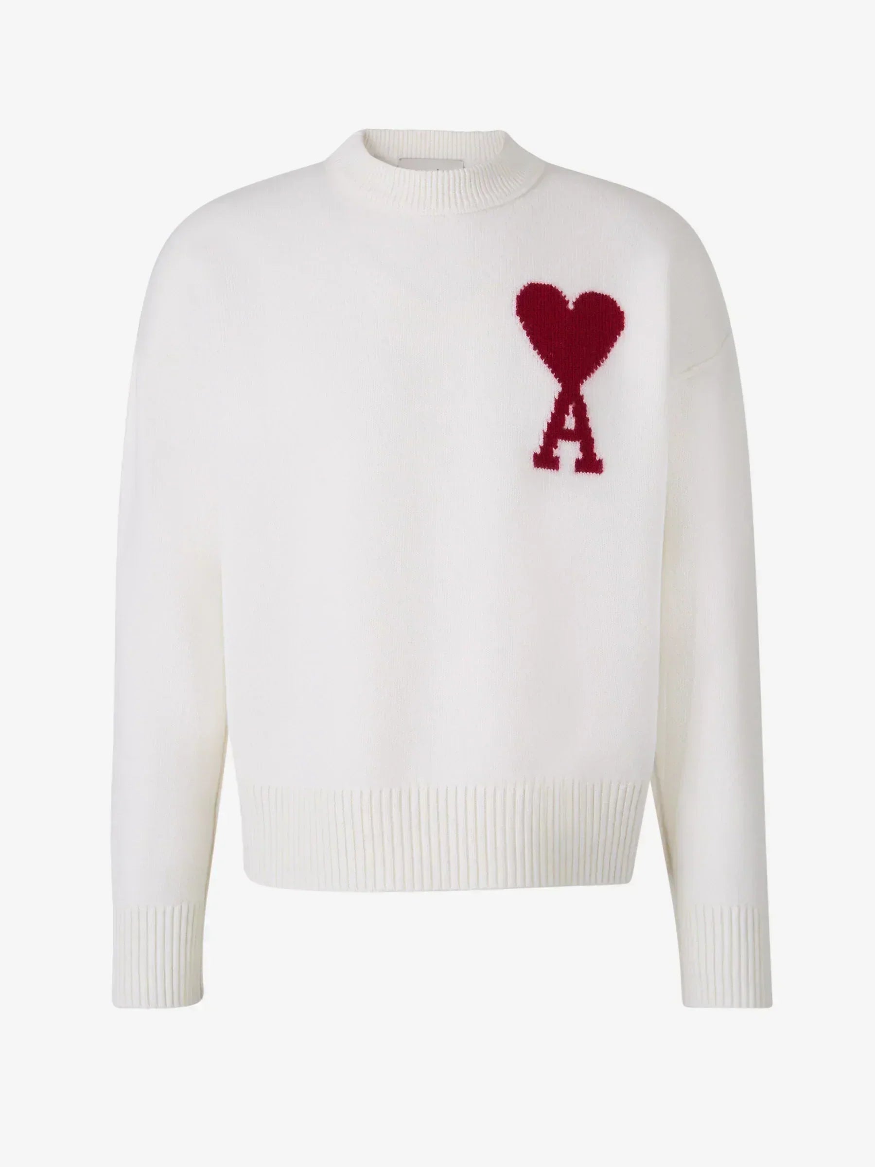 Unisex Sweater with Heart Print | Soft