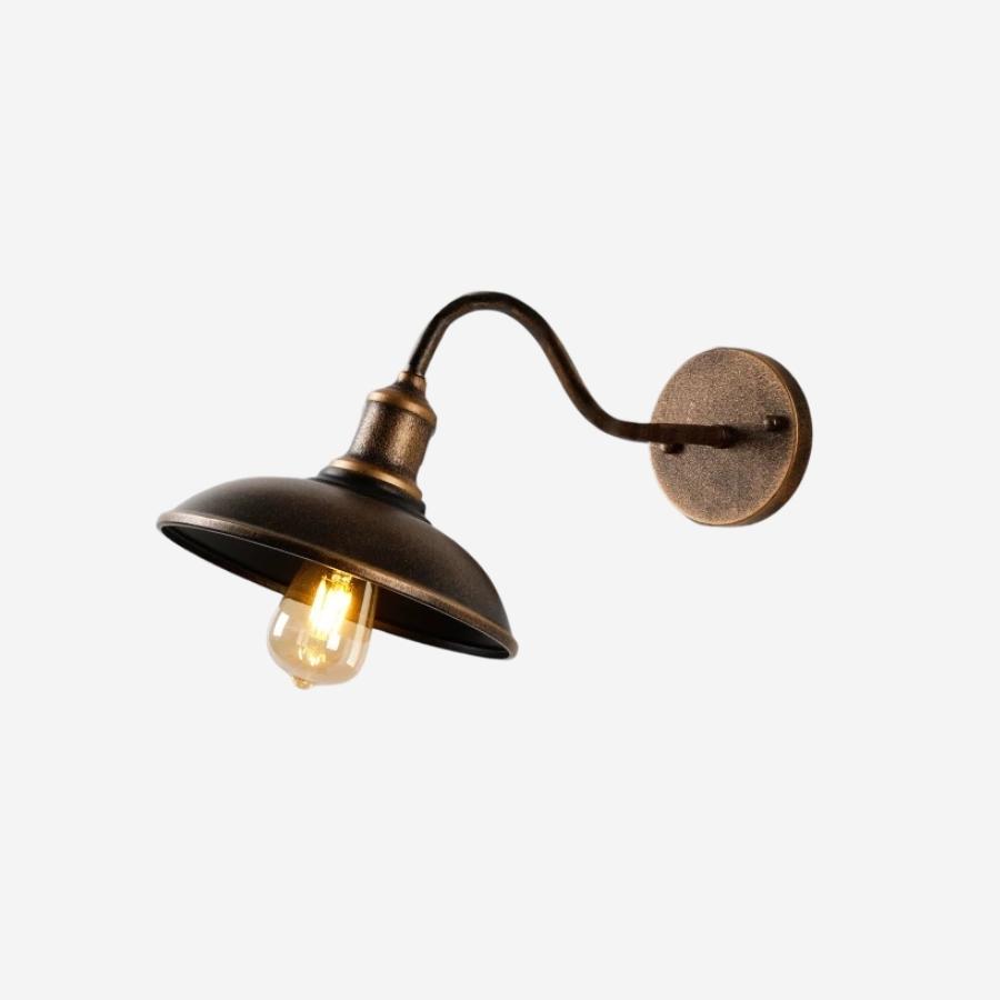 Rustic Outdoor Wall Lamp – Warm LED Illumination