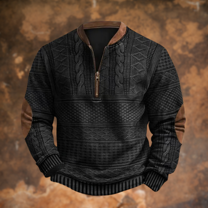 Men’s Winter Sweater | Stylish Half-Zip Pullover