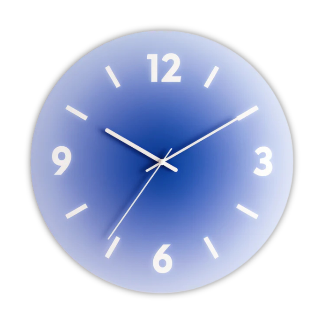 Sunset – Designer Glass Wall Clock