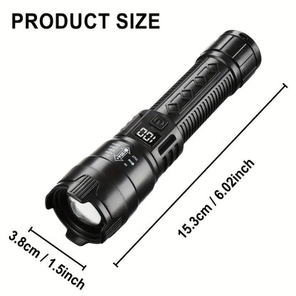 LED Torch Light | USB Rechargeable Outdoor Flashlight