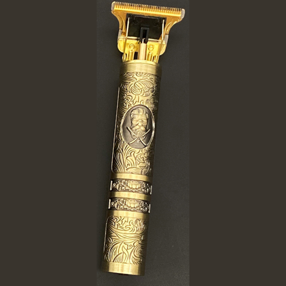 Vardi Skull Vintage Trimmer | Rechargeable Hair Clipper with Attachments