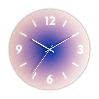 Sunset – Designer Glass Wall Clock