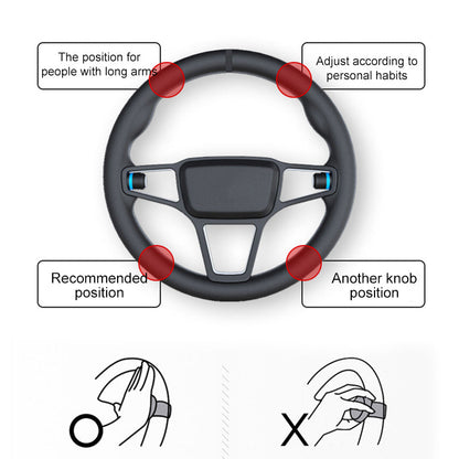 Steering Wheel Spinner | Smooth Turning Assist for Drivers