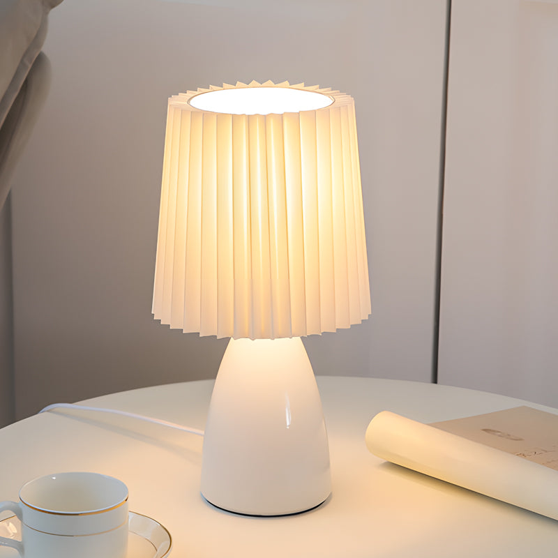 Table Lamp with Glass Base