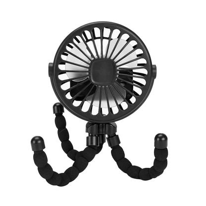 Luxyecs | Baby Stroller Mini Fan – Safe, Portable & Cute Octopus Design
