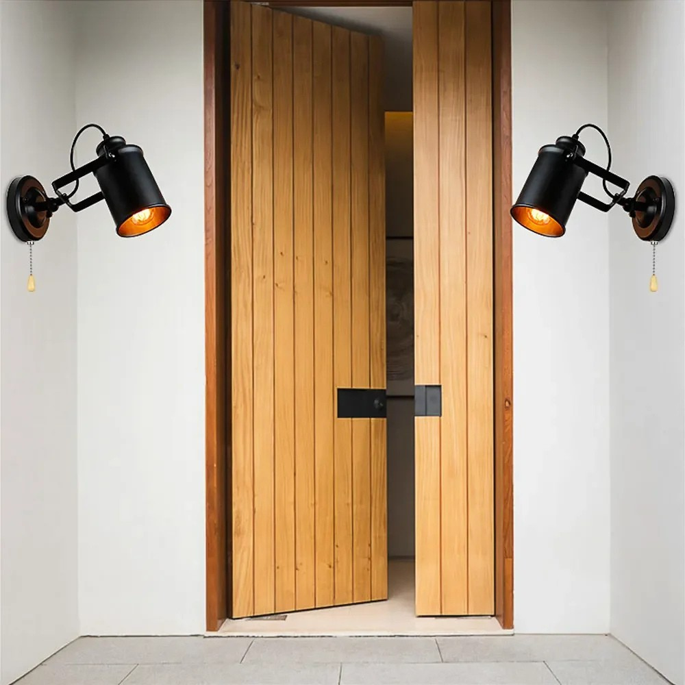 Industrial Wall Spotlight Lamp – Adjustable Indoor Wall Light
