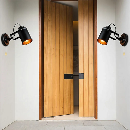 Industrial Wall Spotlight Lamp – Adjustable Indoor Wall Light