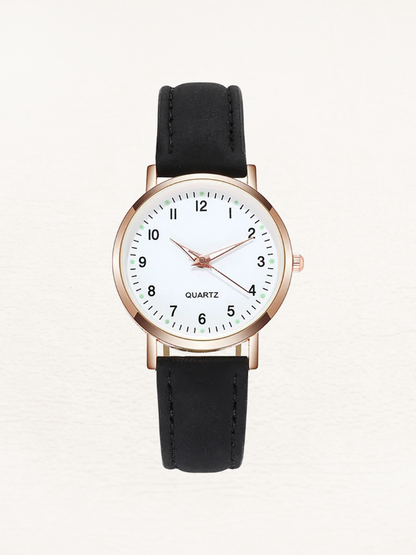 Women’s Round Dial Watch | Minimalist Quartz Watch