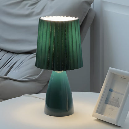 Table Lamp with Glass Base