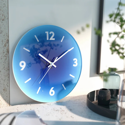 Sunset – Designer Glass Wall Clock