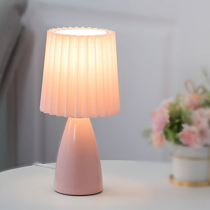 Table Lamp with Glass Base