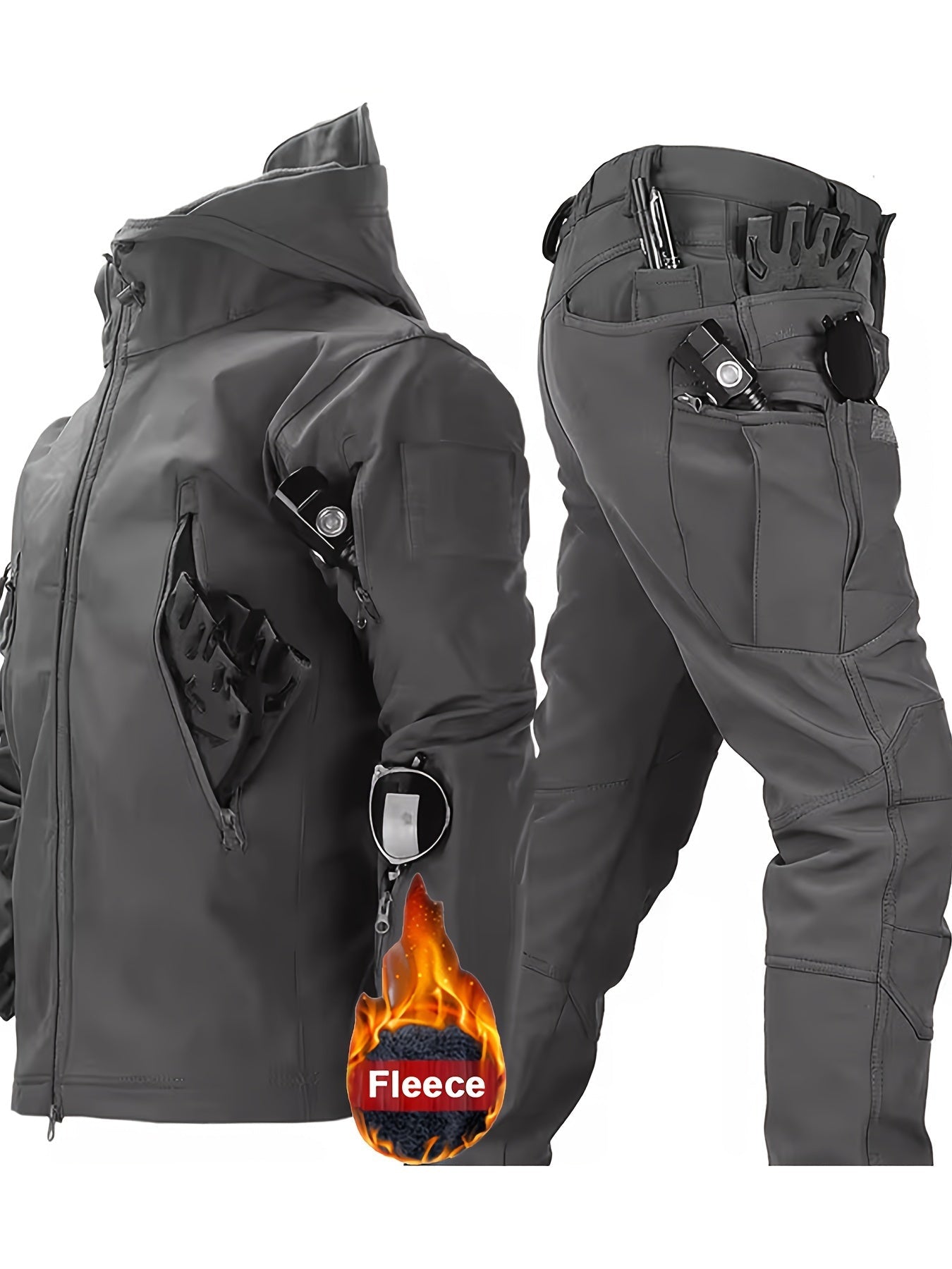 Men’s Winter Outfit | Tactical Jacket and Pants Set